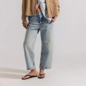 We The Free Deep Trance Dropped Boyfriend Jeans Size 33